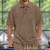 KKBOXLY 2025 trend loose casual short-sleeved men's heavy t-sleeved men's trendy brand summer new men's sports casual top