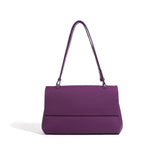 2025 Autumn and winter new first-layer cowhide shoulder bag niche simple texture soft leather women's bag large-capacity commuter messenger bag bag