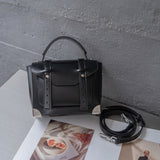 2025 Fashion shoulder bag large capacity small square bag  new personalized Popular style backpack women's niche commuter backpack
