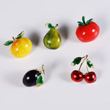 2025 Japanese cute summer fruit brooch 2021 new pin anti-light buckle, peach cherry collar pin