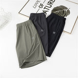 X581 has its own cool feeling, light and breathable cooling, summer men's quick-drying elastic straight sports five-point pants shorts