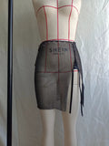 2025  LH4322 2025 New hot-selling rhinestone inlaid diamond cloth pure hand-sewn sexy skirt hip skirt short skirt