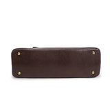 Light luxury portable large-capacity commuter briefcase New women's bag retro tote bag top layer vegetable tanned cowhide shoulder bag