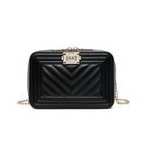 KKBOXLY 2025 the new PU large-capacity square bag, high-end sense niche lightweight shoulder bag, fashionable and versatile summer messenger