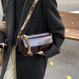 KKBOXLY 2025 Premium sense niche retro soft leather underarm bag women's popular new trendy and versatile temperament commuter messenger small square bag