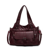 Large capacity retro versatile tote bag women's spring new fashion commuter shoulder bag short trip messenger bag