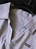 Solid color pinch pleated waist thin POLO collar top  summer new commuter versatile short-sleeved T-shirt women Z326