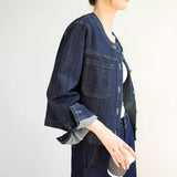 Pure cotton fashion retro denim jacket women's spring and autumn new loose loose versatile comfortable top