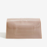 KKBOXLY 2025 PVC Barbie jelly bag fashionable and versatile crescent armpit bag dirt-resistant and easy-to-wash summer women's handbag customization