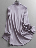 Pure cotton thin breathable cool lapel pocket sunscreen jacket  summer new long-sleeved versatile blouse X517