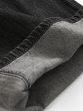 Thin soft and comfortable cover-up slim high-waisted straight-leg pants summer new versatile wide-leg pants women's jeans D149