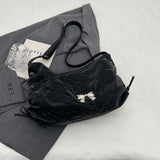 KKBOXLY 2025 Korean version niche design underarm bag women's popular new fashionable versatile mailman bag high-end commuter stray bag