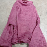 2025    22/11 SN88 spring and summer new simple literary light ramie shoulder shirt