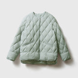 2025 Japanese light luxury down jacket, macaron color  winter new fashion women's light and thin women's short jacket