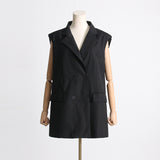 2025 spring niche new fashion temperament V-neck bow design sense sleeveless short suit dress women