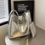 KKBOXLY 2025 Large-capacity fashion bag women's popular new Korean version versatile ins shoulder messenger bag casual Popular tote bag