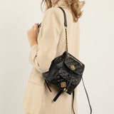 Autumn and winter new products women's bags, leather rhombus backpack women's  new fashion and high-end school bags, small backpacks