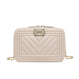 KKBOXLY 2025 the new PU large-capacity square bag, high-end sense niche lightweight shoulder bag, fashionable and versatile summer messenger