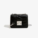 KKBOXLY 2025 PU diamond square bag fashionable versatile handbag summer women's messenger bag soft casual shoulder bag customization