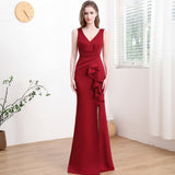 2025 Evening dress female bride wedding toast banquet dinner socialite niche light luxury high-end thin long dress