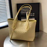 KKBOXLY 2025 Large capacity slack bag women's popular new casual versatile college students class commuter bag underarm tote bag