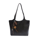 KKBOXLY 2025 Retro bag women's large capacity popular new versatile casual shoulder shopping bag simple commuter tote bag