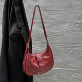 The first layer of cowhide natural dumpling bag, the new New genuine leather women's bag, messenger bag, women's shoulder bag, popular underarm bag.