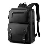 2025 backpack Men's casual backpack Business travel laptop bag PU travel backpack