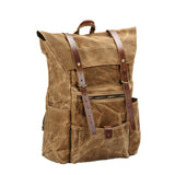 KKBOXLY 2025 New 2025 retro men's canvas backpack outdoor waterproof hiking bag large-capacity camping bag wholesale