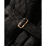 2025 Jacquard waist goose down jacket black down jacket women's high-end women's clothing short Pinghu winter clothing winter 95 white goose down