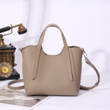 Women's bag New leather texture first layer cowhide vegetable basket bag large capacity first layer cowhide crossbody handbag 3303