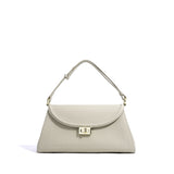 2025 spring new high-end first-layer cowhide leather niche hand-held underarm crossbody small exquisite women's bag