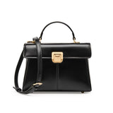 New Premium Textured Handbag One Shoulder Crossbody Bag Horseshoe Buckle Commuter Leather Kelly Bag