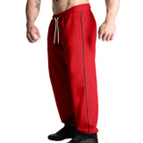 KKBOXLY 2025 Autumn New Men's Versatile Sports Men's Pants Straight Large Size Drawstring Men's Casual Pants