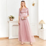 2025spring and summer Popular trade new product simple sequined tulle A pendulum dress party  girlfriends banquet evening dress