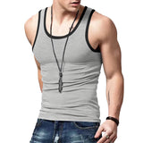 KKBOXLY 2025 vest men's summer leisure sports vest  trends tight quick-drying sleeveless T-shirt vest men