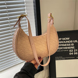 KKBOXLY 2025 Design sense niche bag women's versatile simple underarm bag popular new fashion casual one shoulder crossbody dumpling bag