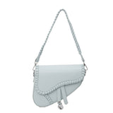 KKBOXLY 2025 niche bag women's popular new trendy versatile messenger bag simple high-grade texture shoulder armpit saddle bag