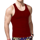 KKBOXLY 2025 summer sleeveless vest men's heavy T-shirt n basketball vest slim-fit quick-drying casual sports vest