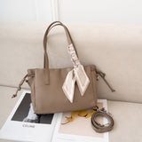 Leather tote bag women's large-capacity New women's bag fashion shoulder bag first layer natural drop cowhide messenger bag 8822