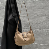 The first layer of cowhide natural dumpling bag, the new New genuine leather women's bag, messenger bag, women's shoulder bag, popular underarm bag.