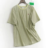 Back hollow breathable mesh quick drying loose lazy summer new outdoor sunscreen short sleeve sports T-shirt women D788