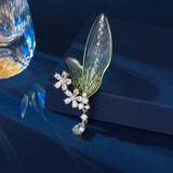 2025 Niche high-end autumn and winter coat sweater accessories design fashion corsage anti-light pin butterfly wing brooch