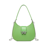 KKBOXLY 2025 PVC Barbie jelly bag fashionable and versatile crescent armpit bag dirt-resistant and easy-to-wash summer women's handbag customization