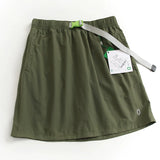 Cool outdoor quick-drying anti-light culottes thin summer new a-shaped skirt versatile women's skirt short skirt D765