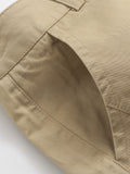Z318 solid color denim shorts women's 2023 new summer high waist wide leg medium pants loose and thin five-point pants