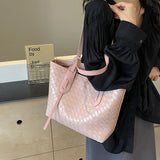 KKBOXLY 2025 Large capacity slack bag women's popular new casual versatile college students class commuter bag underarm tote bag