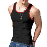 KKBOXLY 2025 vest men's summer leisure sports vest  trends tight quick-drying sleeveless T-shirt vest men