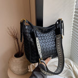 KKBOXLY 2025 High-end fashion soft leather underarm tote bag women's popular new large-capacity versatile portable shoulder bag