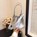 KKBOXLY 2025 Niche design portable bucket bag popular new high-end sense Popular style shoulder bag fashionable and versatile casual bag